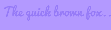 Image with Font Color 967BF7 and Background Color B399FF